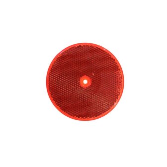 Reflector Rond &Oslash;8,5CM Rood