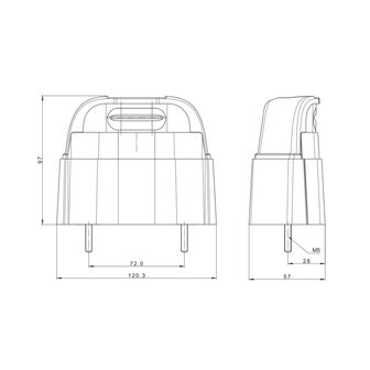 Fristom LED Kentekenverlichting Zwart 12-36V FT-261