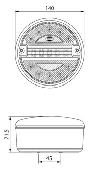 Led Achterlicht 2 Functies