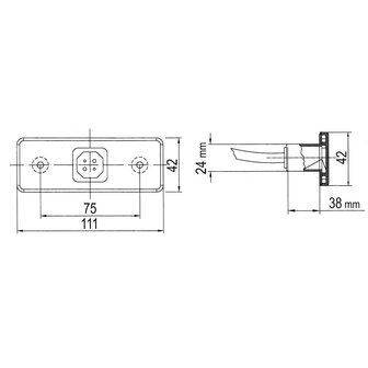 LED Voormarkering 24V