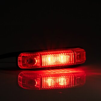 Fristom FT-013 C LED Markeringslamp Rood Doorzichtig