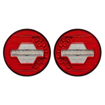 LED Mistlamp + Achteruitrijlamp Rechts &Oslash;140mm