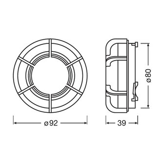 Osram Ledriving Dop Set LEDCAP02