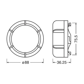 Osram Ledriving Dop Set LEDCAP01