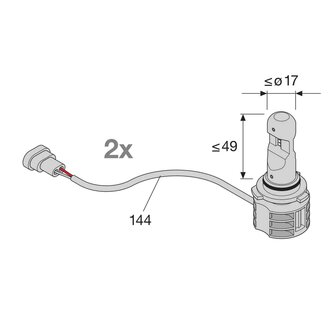 Osram HB4 LED Koplamp Set 12/24 volt