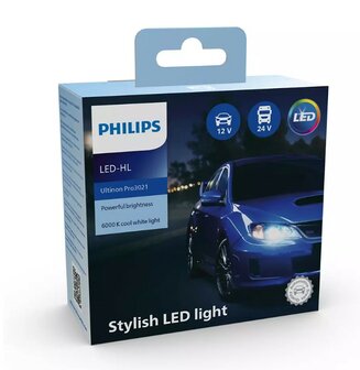 Philips H4 LED Koplamp 12/24V 20W 2 Stuks