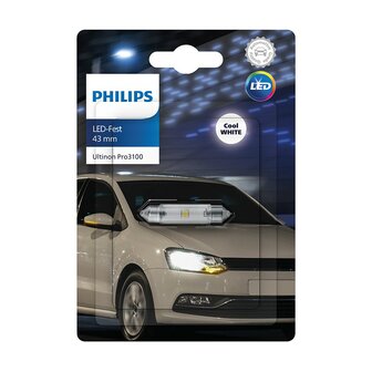 Philips SV8.5 Festoon 43mm Koudwit 6000K 12V