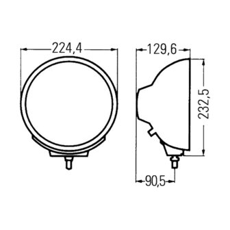 Hella Luminator Chromium Verstraler Met Stadslicht | 1F8 007 560-051