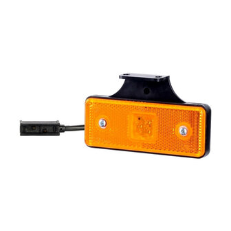 Horpol LED Zijmarkering Oranje + Bevestigingsbeugel &amp; DC-Connector