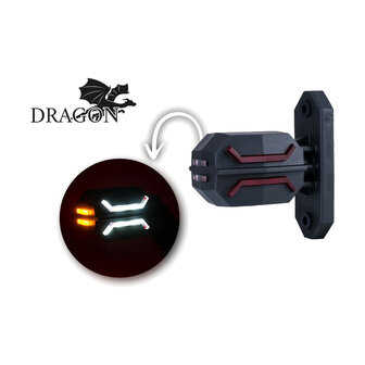 Horpol Dragon LED Breedtelamp 3-Functies Extra Kort