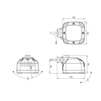 Fristom FT-036 REV LED Achteruitrijlamp ADR