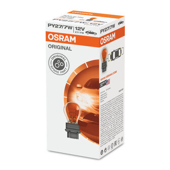 Osram PY27/7W Gloeilamp 12V WX2.5x16q Original Line 10 Stuks