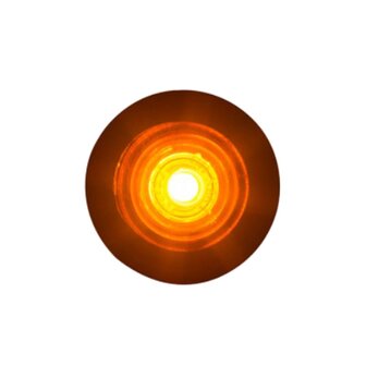 Horpol LED Positielicht Oranje Rond &Oslash;28mm Inbouw LD-2629