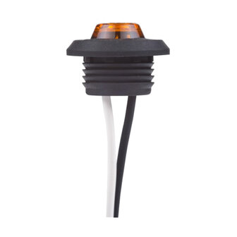 Horpol LED Positielicht Oranje Rond &Oslash;28mm Inbouw LD-2629