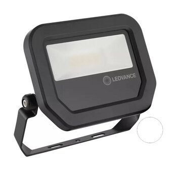 Ledvance 10W LED Bouwlamp 230V Zwart 4000K Neutraalwit