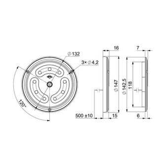 Horpol LED Interieurlamp + Schakelaar Cool White LWD 2760