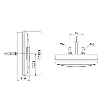 Horpol LED Achterlicht Hamburger LZD 740