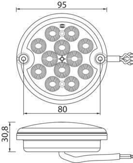 LED Mistlamp 9-33V