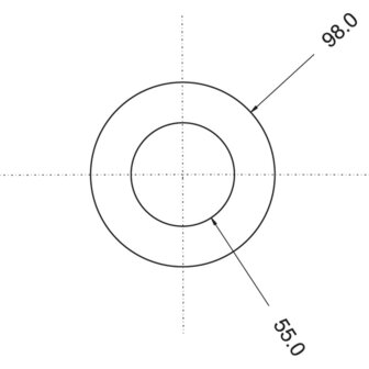 LED Richtingaanwijzer Ring Achter