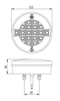 Led Achterlicht 3 Functies Dynamisch Rechts