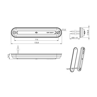 Horpol LED Interieurlamp 12-24V Cool White LWD 2525