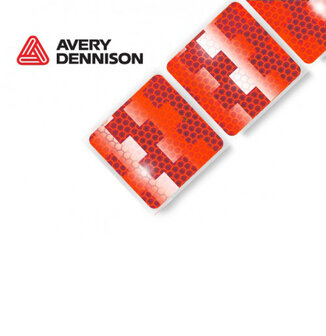 Avery V-6792 Contour Reflectietape Rood | P/M