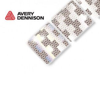 Avery V-6790 Contour Reflectietape Wit | Rol 50M