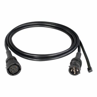Asp&ouml;ck Adapterkabel 5-Polige Bajonet Stekker &gt; Contra + Aftakking DC