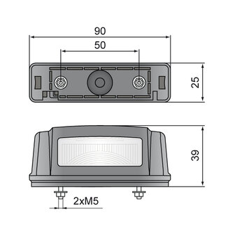 Kenteken verlichting LSP1