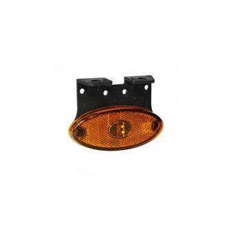 Asp&ouml;ck LED Markeringslamp Flatpoint II 12V + Bevestigingsbeugel