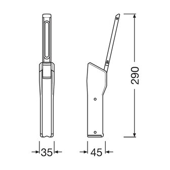 Osram LEDinspect Slim 500 LED Inspectielamp