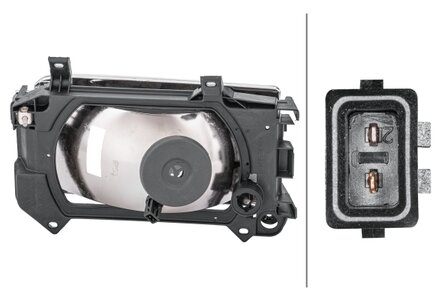 Hella Koplamp VW Transporter 09/90-12/95 Rechts H4 | 1AJ 006 051-221