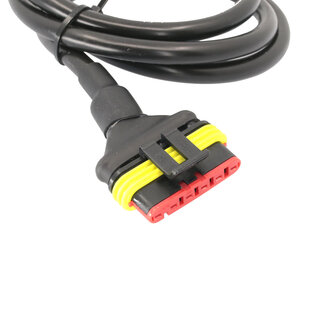 6-pins Verlengkabel AMP-Superseal 