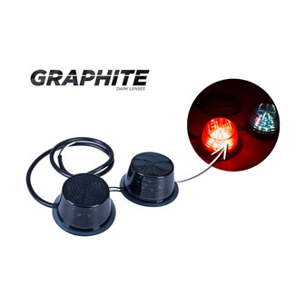 Horpol LED 2 Breedtelamp Units Rood &amp; Wit | MDBC 2591/GRAPHITE