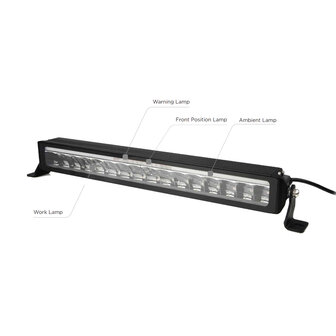 Dasteri LED Lightbar 77 CM | DRL + Flitser
