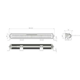 Dasteri LED Lightbar 54 CM | DRL + Flitser