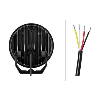 Hella LED Verstraler Blade 7&quot; Zwart Wit/Oranje Positielicht Ref 25