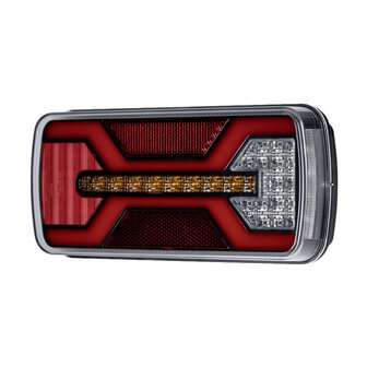 X-Spider LED Achterlicht  + Mistlicht | Kentekenverlichting | 5P Bajonet | Links