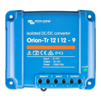 Victron DC Omvormer 12V &gt; 12V | Orion-Tr 12/12-9A (110W)