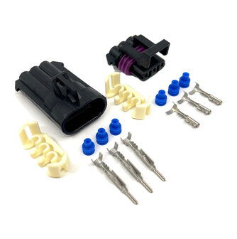 Aptiv (Delphi) Metri-Pack 150 Set Male + Female | 3-Polig