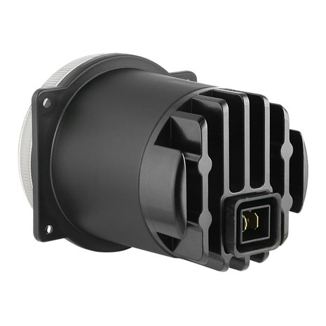 LED inbouw mistlamp 9W Met Inbouw AMP-Faston connector
