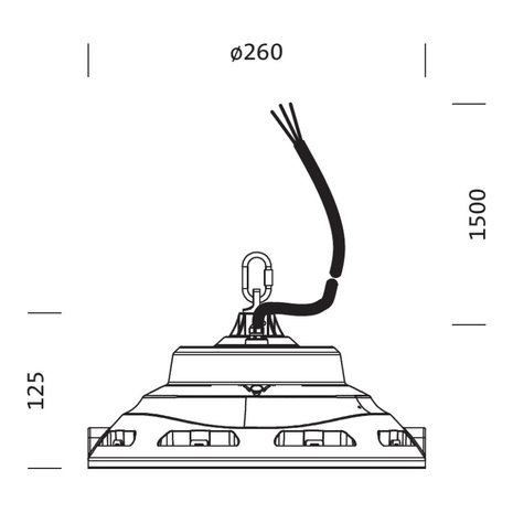 Osram 230V LED highbay 10500 LM