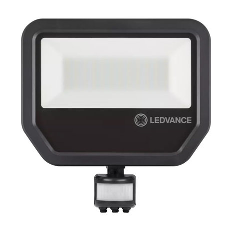 50W LED Bouwlamp 230V + Sensor 4000K