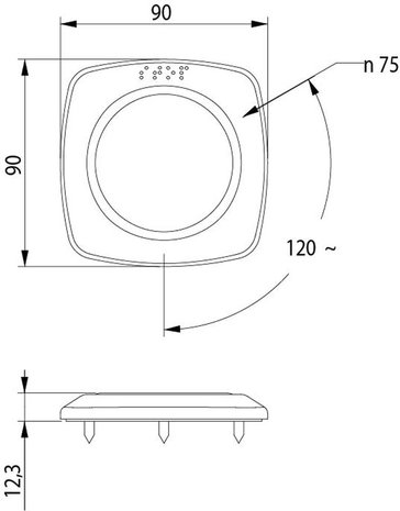 Sensor knop