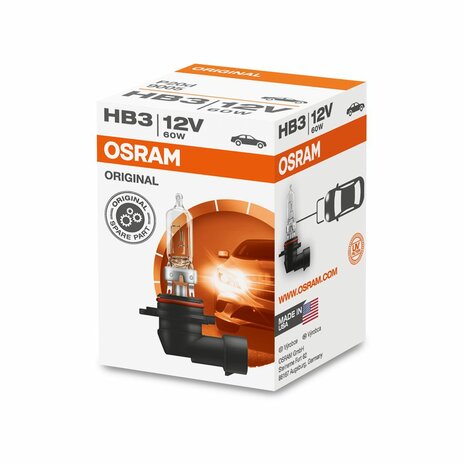 Osram HB3 Halogeenlamp 12V P20d Original Line
