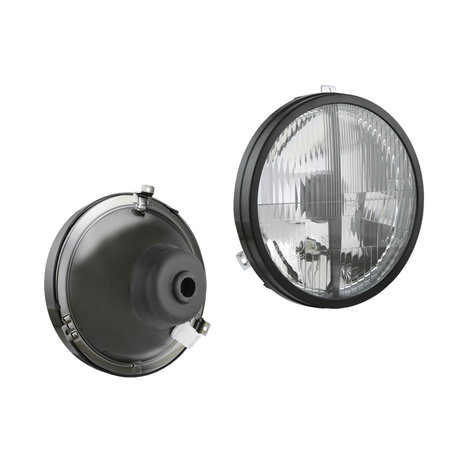 Koplamp VW Transporter Tuning, Lampglas: Ø182mm