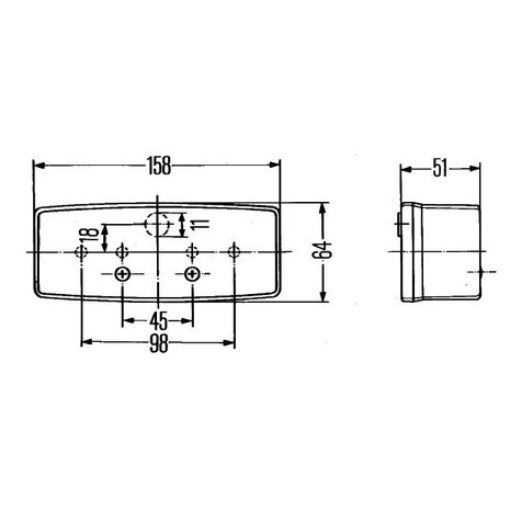 Achterl  158x64mm links 2SD 003 184-031