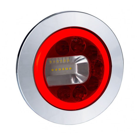 Horpol LED Mist- en Achteruitrijlamp Links Chrome LUNA LZD 2452