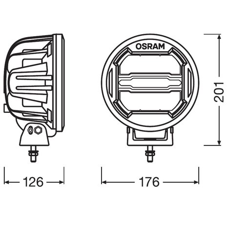 Osram LED Verstraler Round MX180-CB