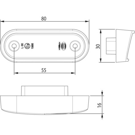 LED Kentekenverlichting 24V